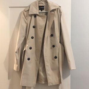 Tan Belted Trench Coat